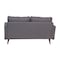 Flash Furniture Dark Gray Faux Linen Upholstered Tufted Loveseat IS-PL100-DKGY-GG - alternate 7
